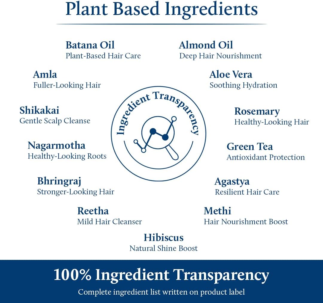 Thumbnail 5 de Blue Nectar Batana & Almond Hair Shampoo (Sulphate Free) for Thicker, Fuller Hair, 200ml