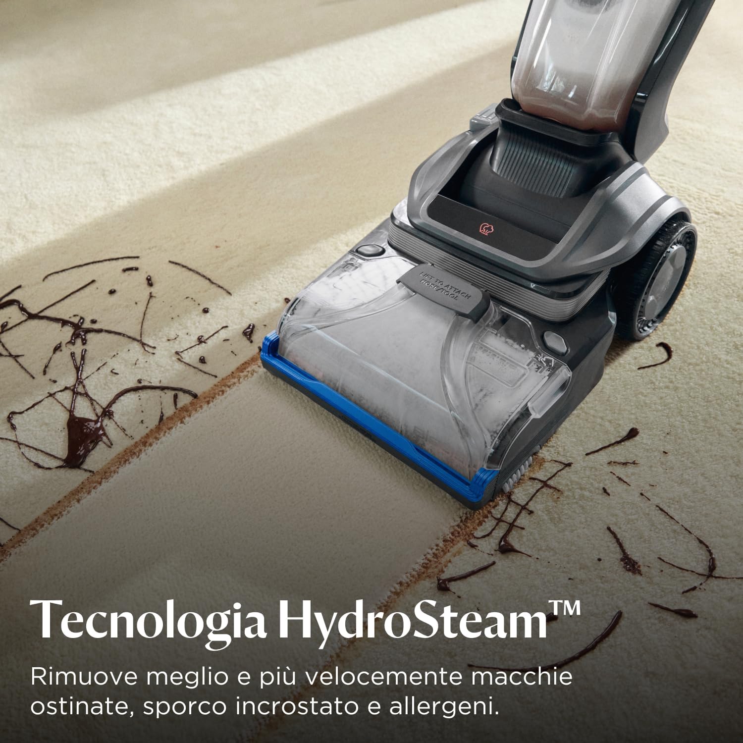 Thumbnail 2 de BISSELL Revolution HydroSteam: Lavapavimenti a vapore per tappeti e tappezzeria, 1300W/3670N