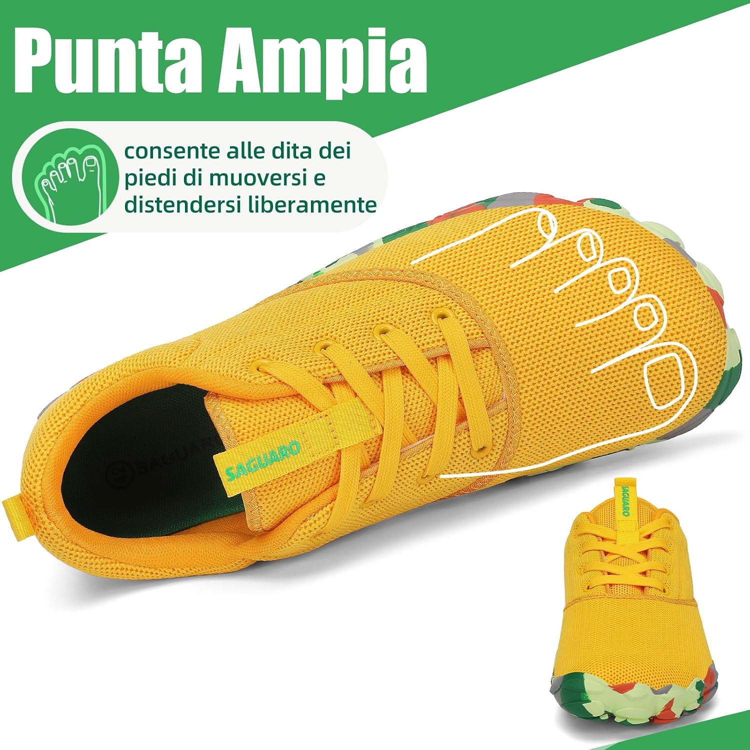Detalle 2 de SAGUARO Unisex Scarpe Minimaliste
