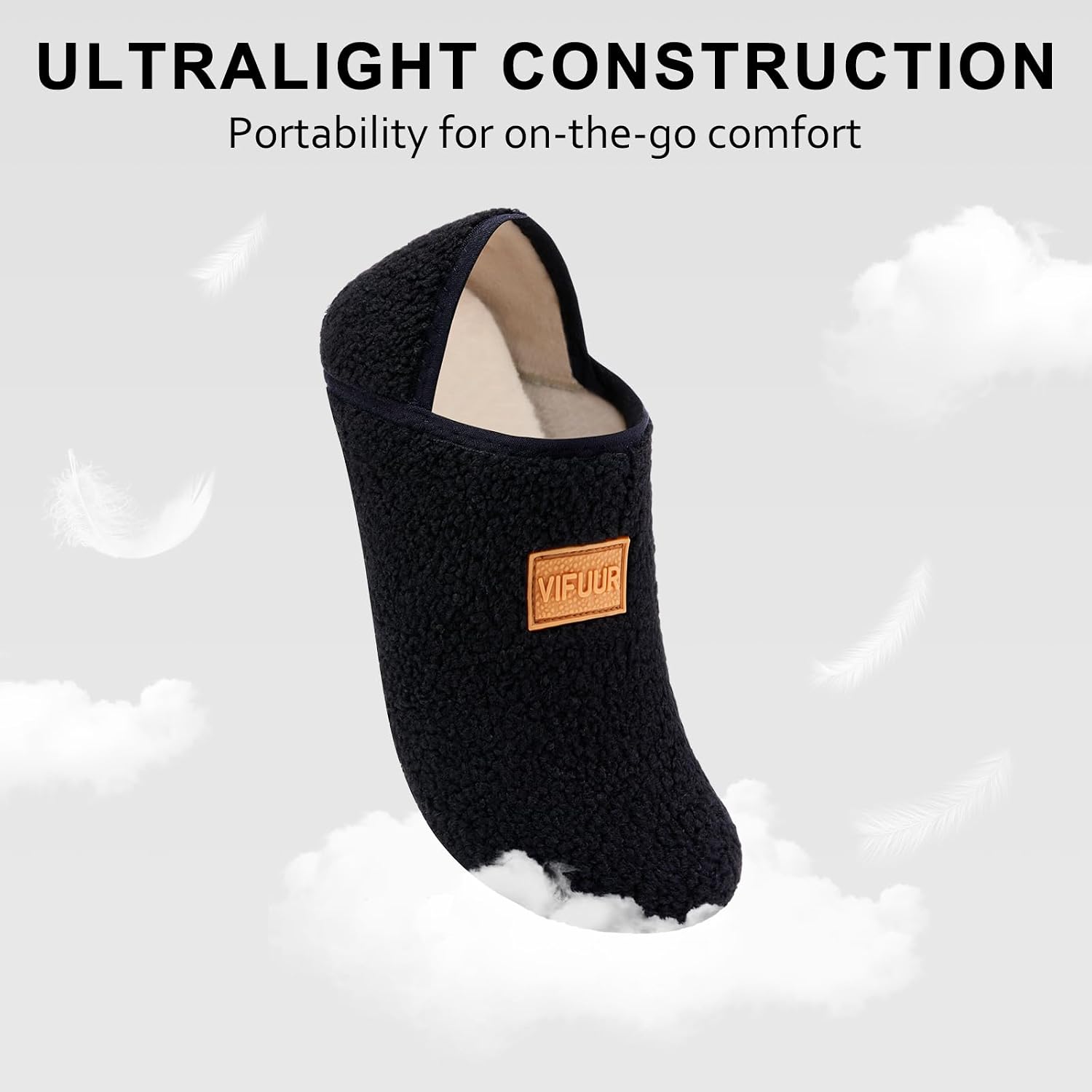 Thumbnail 4 de VIFUUR House Slippers with Fleece Uppers