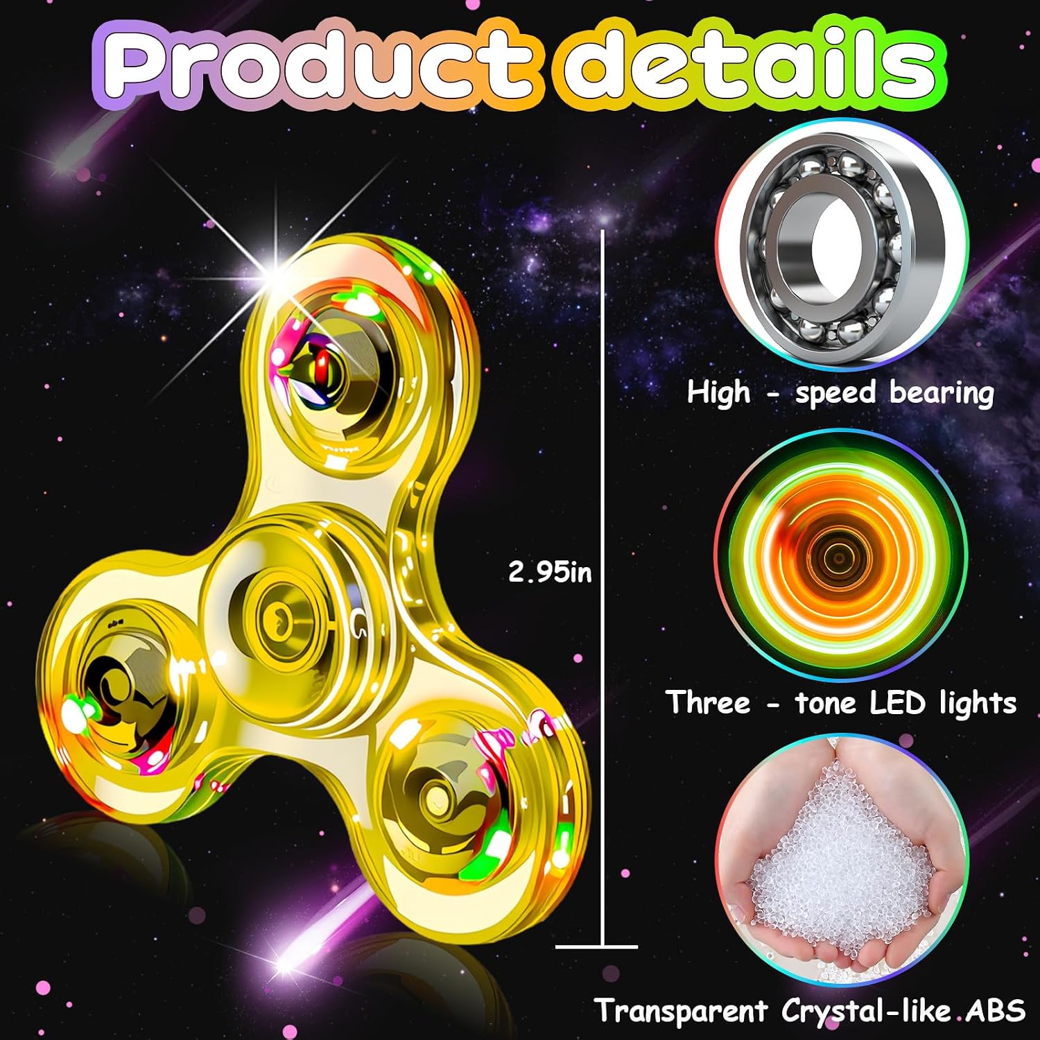 Detalle 2 de Figrol Fidget Spinner 3-Pack