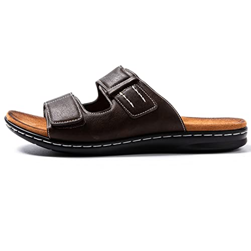 Detalle de JOMIX Sandales Homme Cuir avec Scratch ⚙