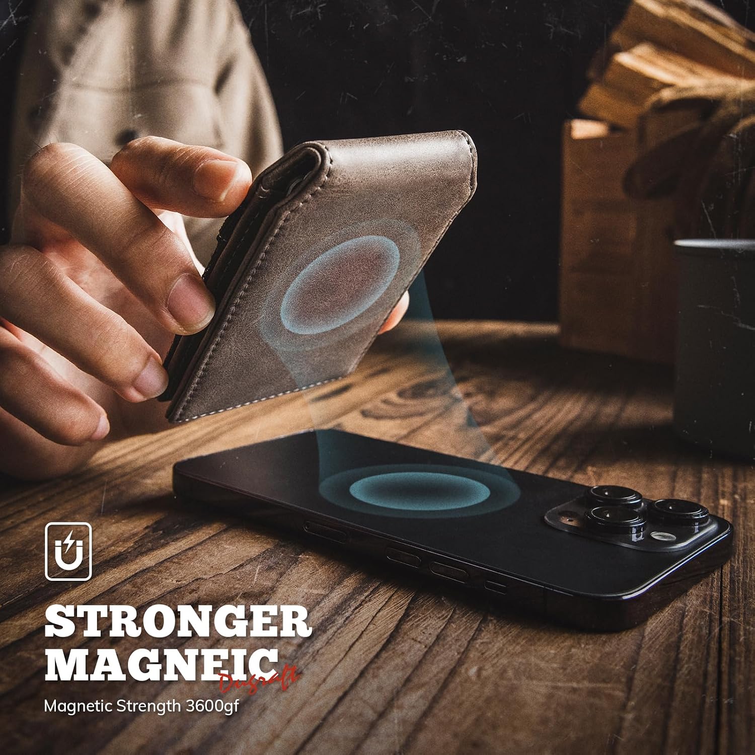 Detalle 2 de DUGRAFT Magnetic Card Wallet for iPhone