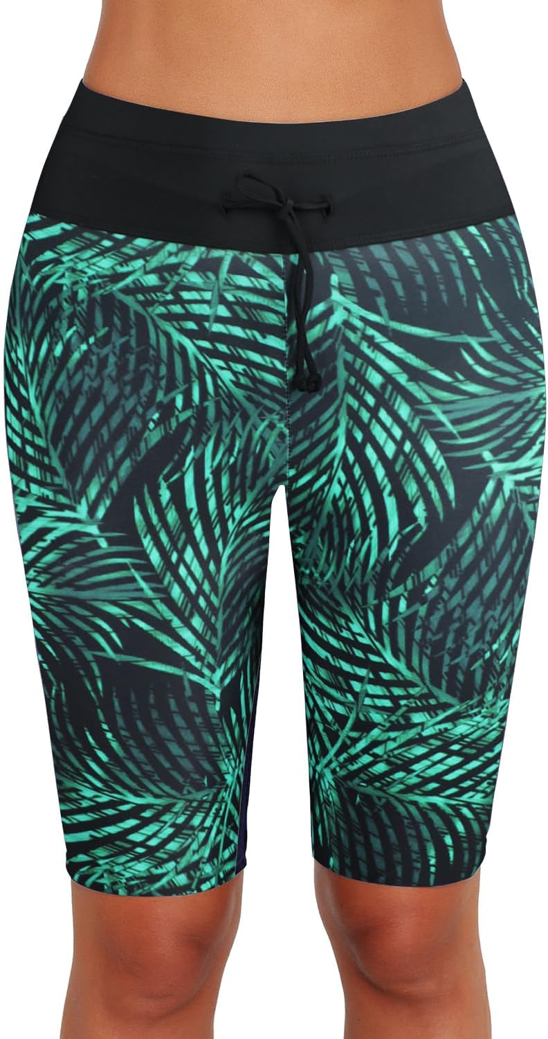Thumbnail 5 de ECUPPER Womens Swimming Leggings Shorts Knee Length Capris Swimsuit Pant – Plus Size
