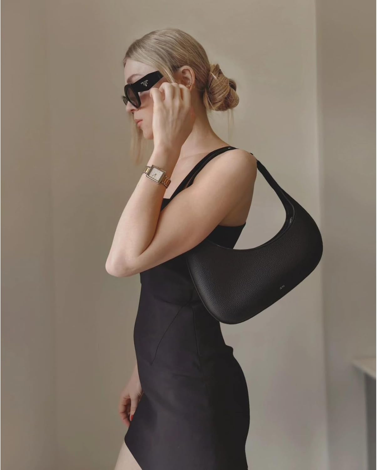 Detalle de JW PEI Harlee borsa a spalla da donna in pelle vegana e poliestere