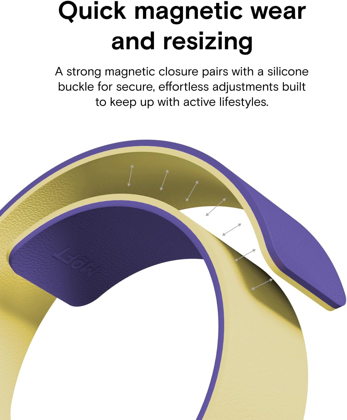 Thumbnail 3 de MOFT Snap Duo Watch Bands: Dual-Colour Silicone Band with Magnetic Fastenings for Apple Watch