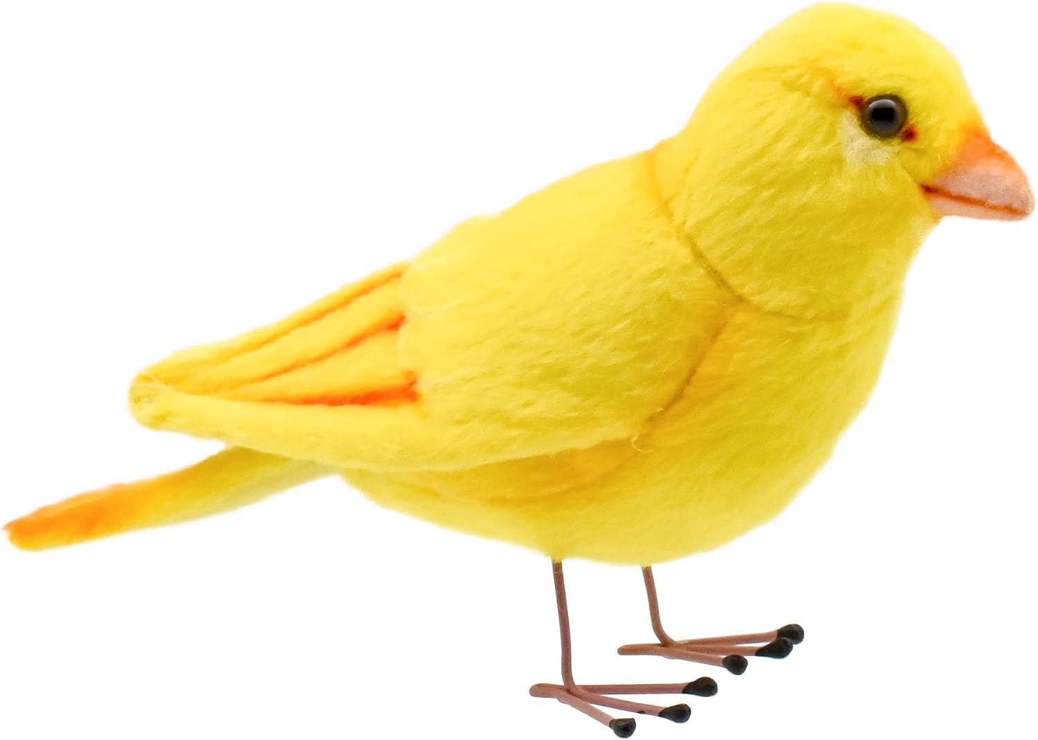 Detalle de Hansa BH7643 カナリア9 鳥のぬいぐるみ イエロー・アクリル素材