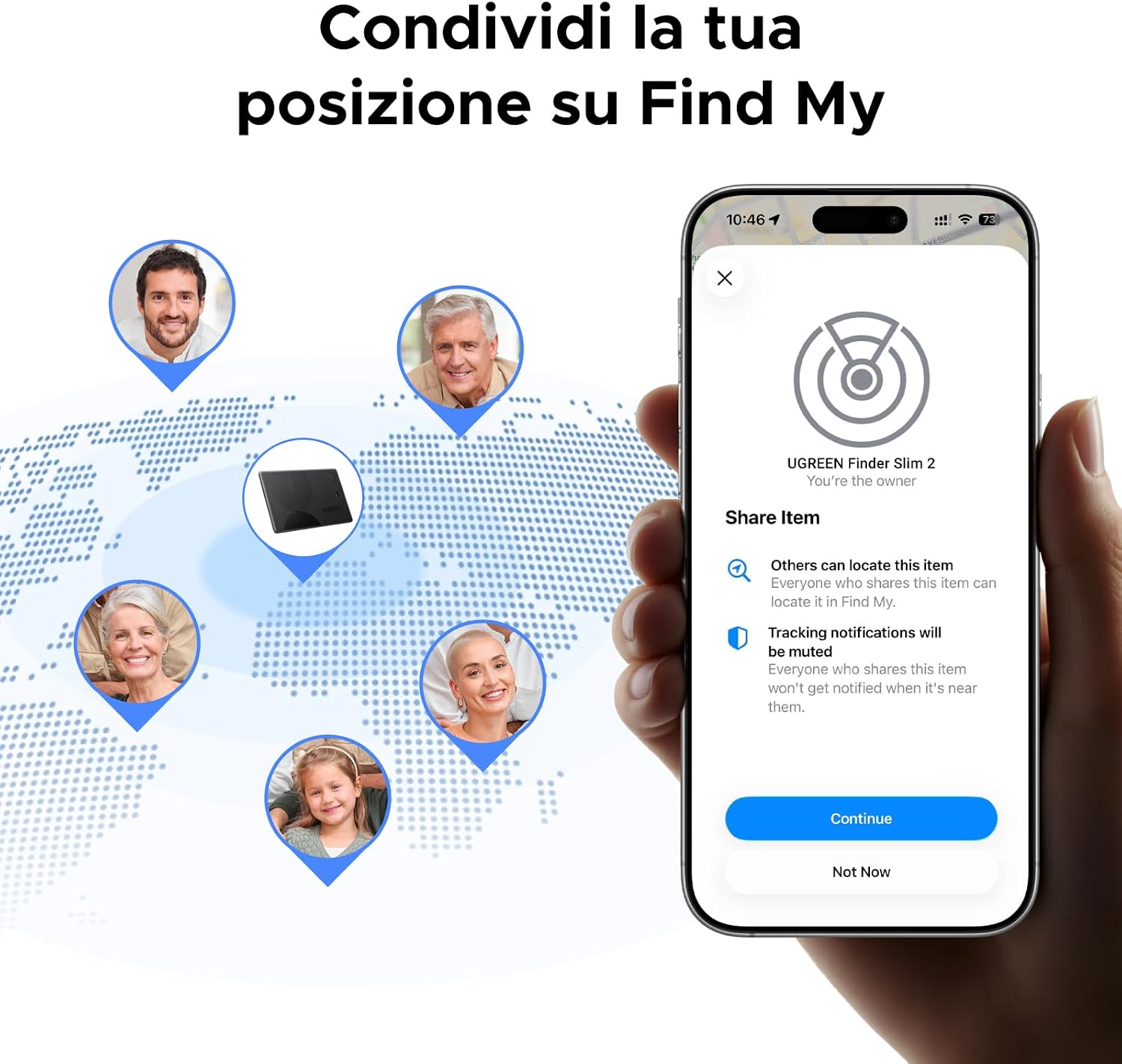 Thumbnail 6 de UGREEN FineTrack wallet con localizzazione Apple Find My