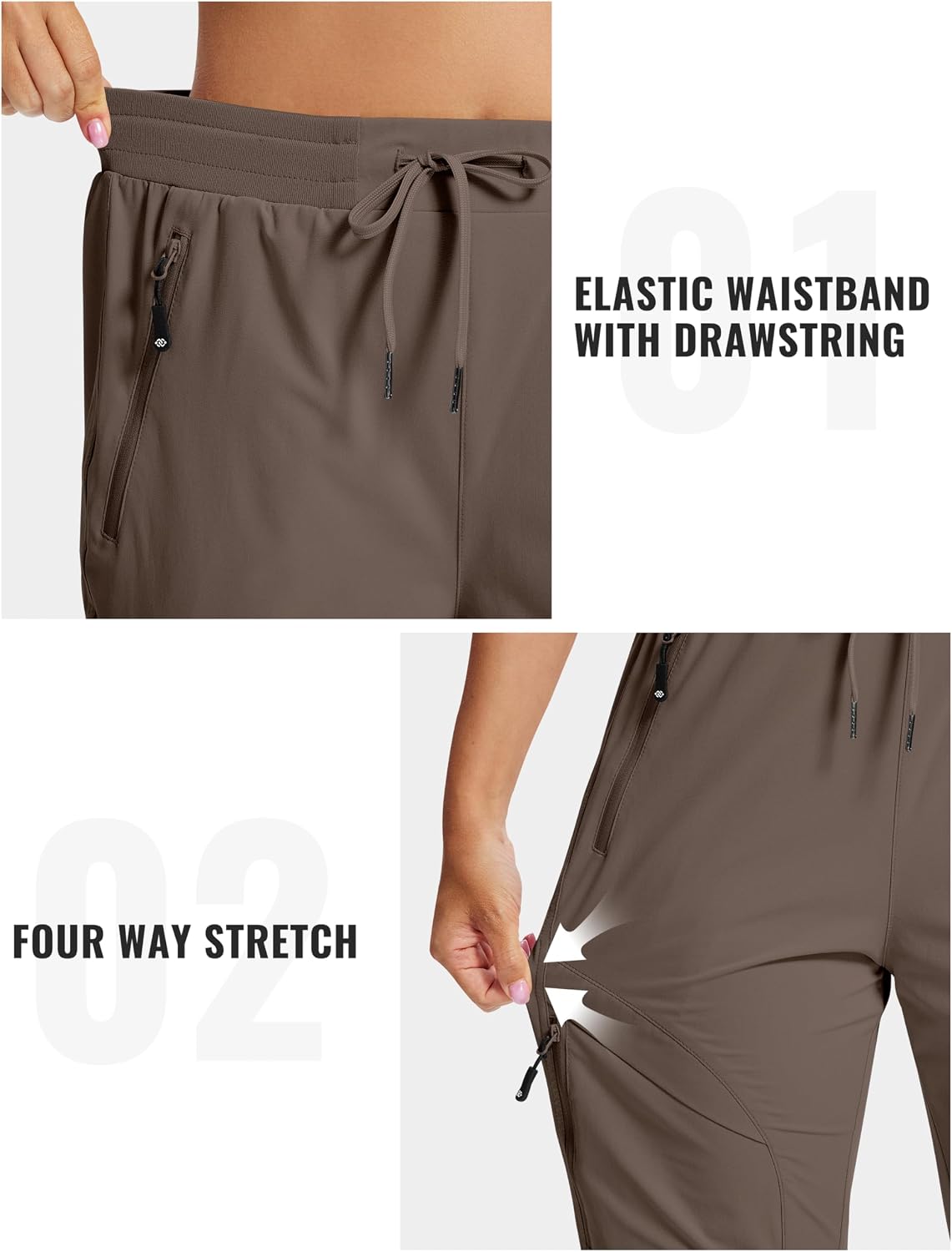 Detalle de AIRIKE Women's Hiking Cargo Pants