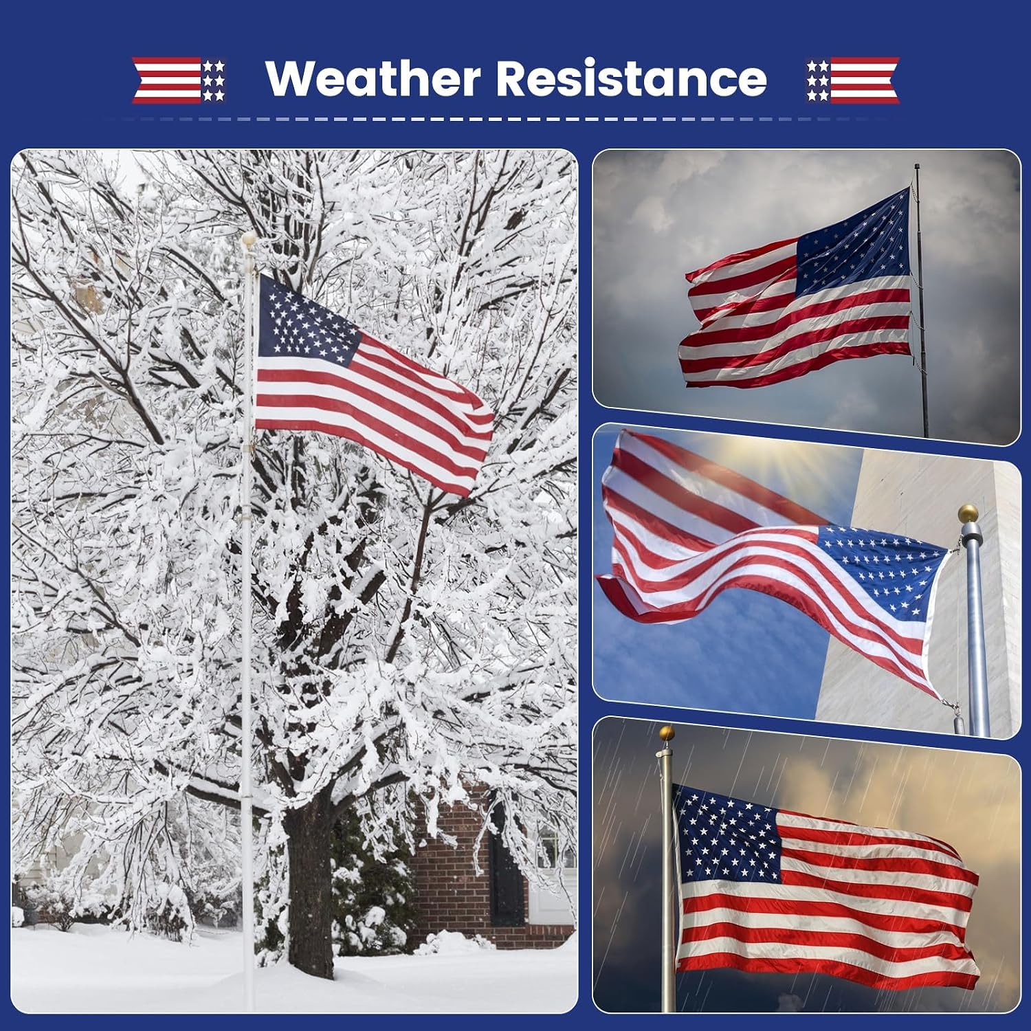 Thumbnail 2 de American Flag 3x5 ft
