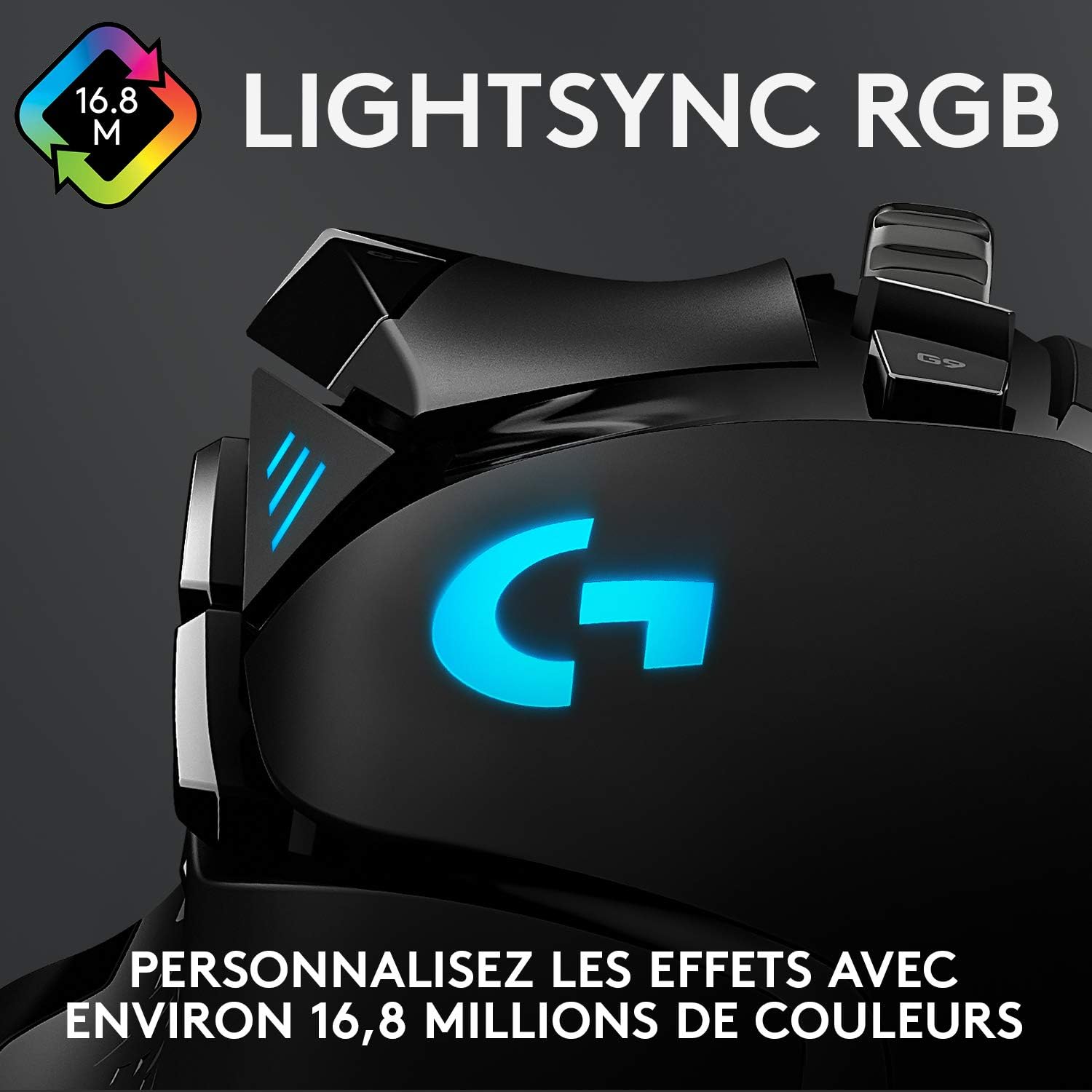 Thumbnail 6 de Logitech G502 HERO Souris Gamer Filaire Haute Performance – capteur HERO 25K, poids ajustable et RGB, 11 boutons