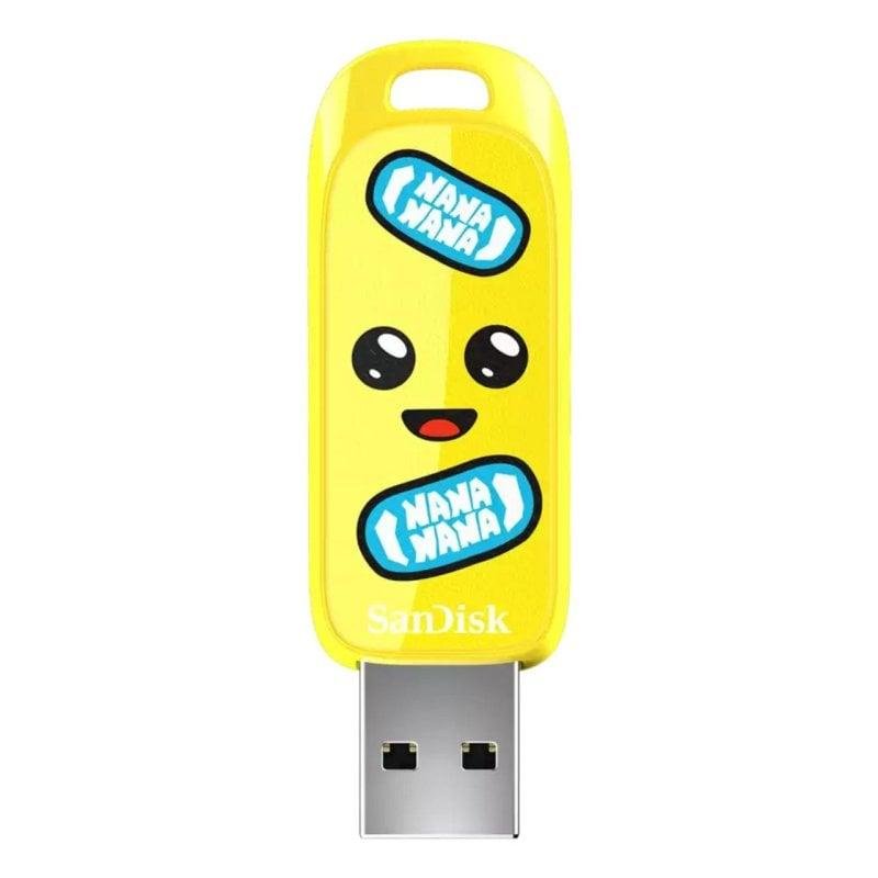 Thumbnail 1 de Memoria USB SanDisk SDCZIF-128G-G46 128GB USB 3.2 Gen 1 Amarilla sin tapa