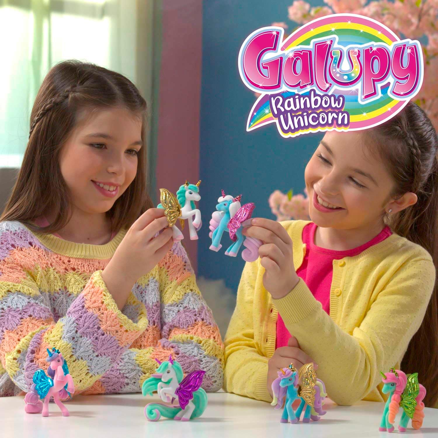 Thumbnail 4 de GALUPY Rainbow Unicorn – Présentoir complet avec 16 figurines de licornes à collectionner et cristal Swarovski