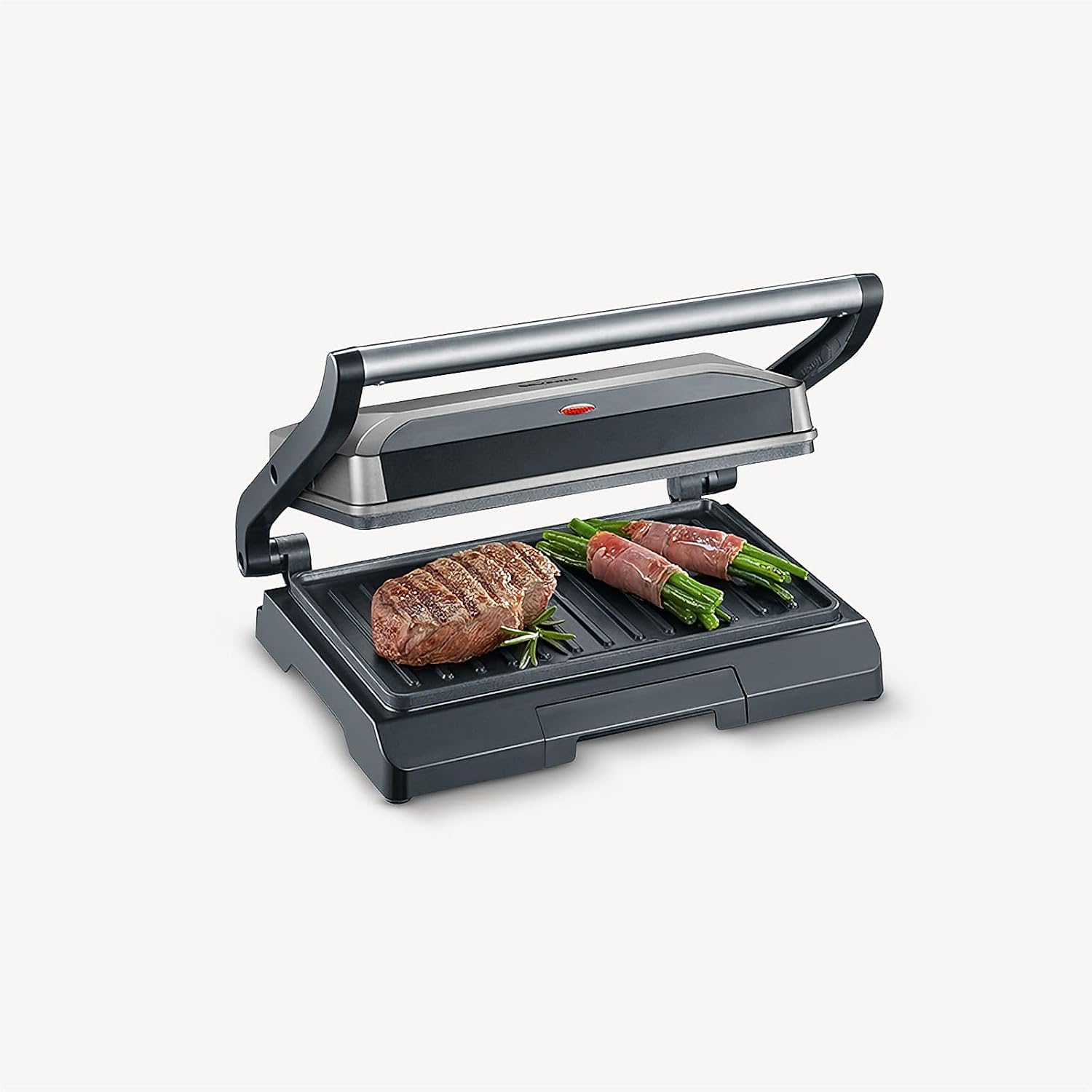 Detalle de Severin Bistecchiera Elettrica 800W: 2 in 1 Piastra per Steak e Panini