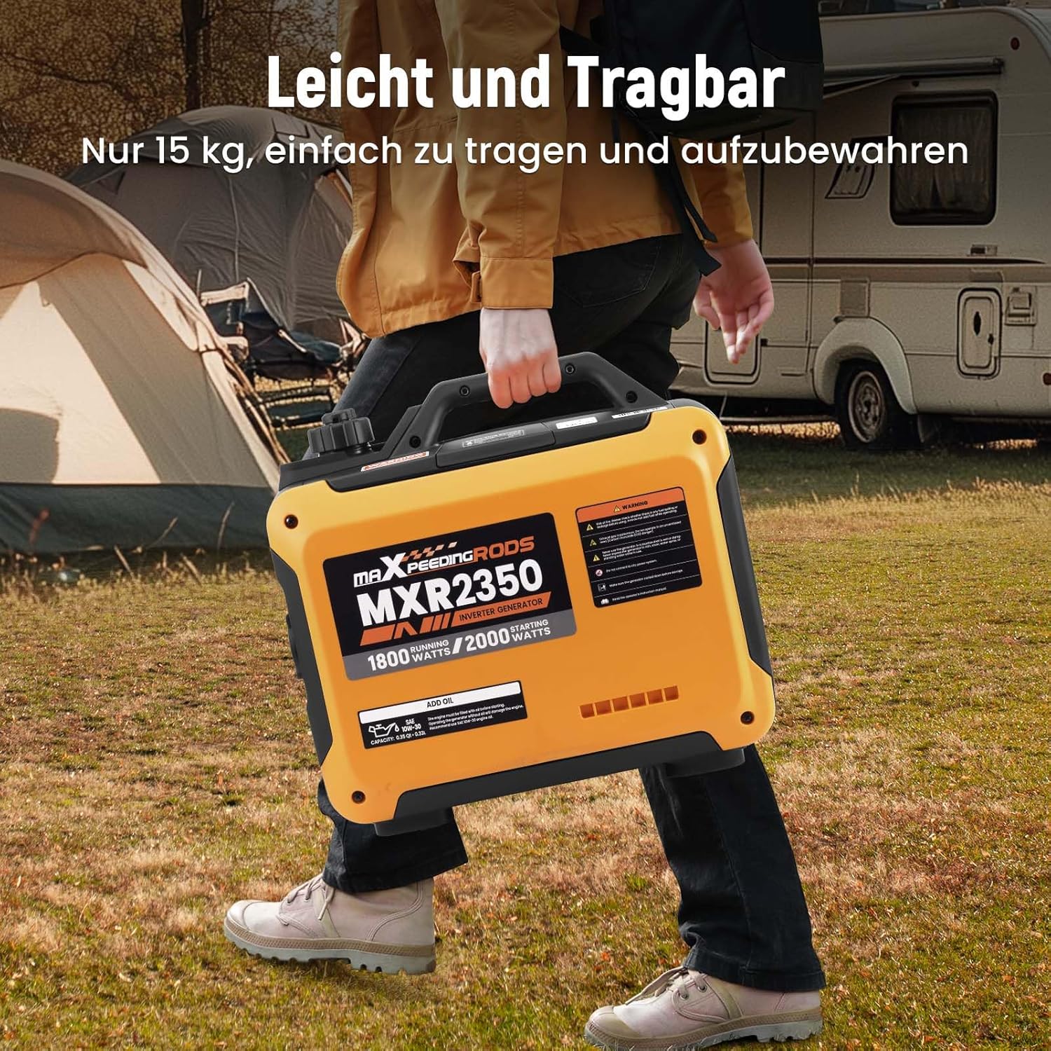 Thumbnail 1 de maXpeedingrods Inverter-Stromerzeuger 2000 W (MXR2350) mit USB & 230V Steckdosen