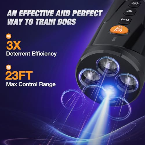 Detalle 2 de AOZOOM Dog Bark Deterrent with 3 Sonic Emitters