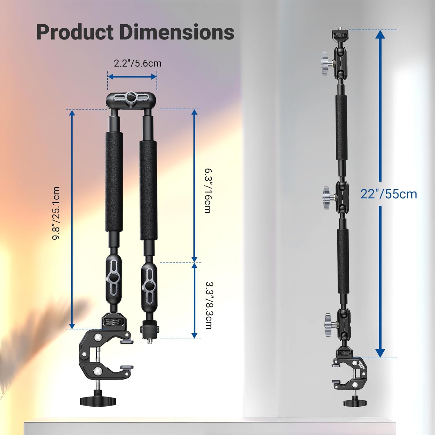 Thumbnail 6 de Neewer 22" Magic Arm desk clamp for microphones