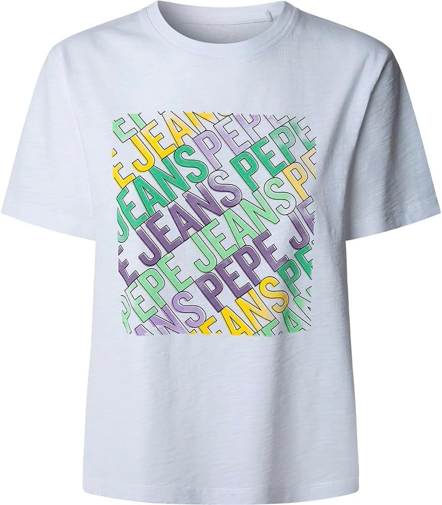 Detalle de Pepe Jeans Amelia T-Shirt Donna – comfort e stile disinvolto