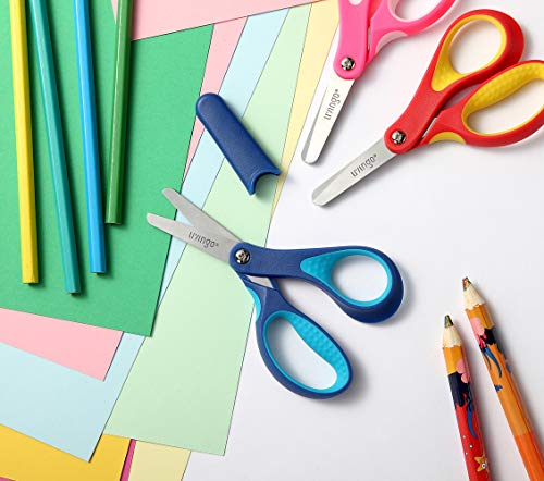 Detalle de LIVINGO Kids Scissors 3 Pack, 5" Blunt Safety School Craft