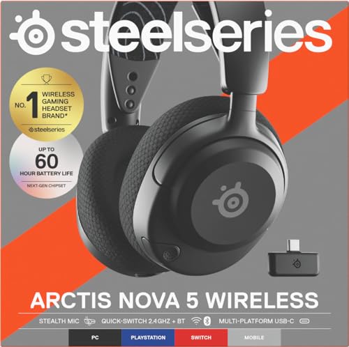 Thumbnail 9 de SteelSeries Arctis Nova 5 Casque Gaming Sans Fil Multi-Système