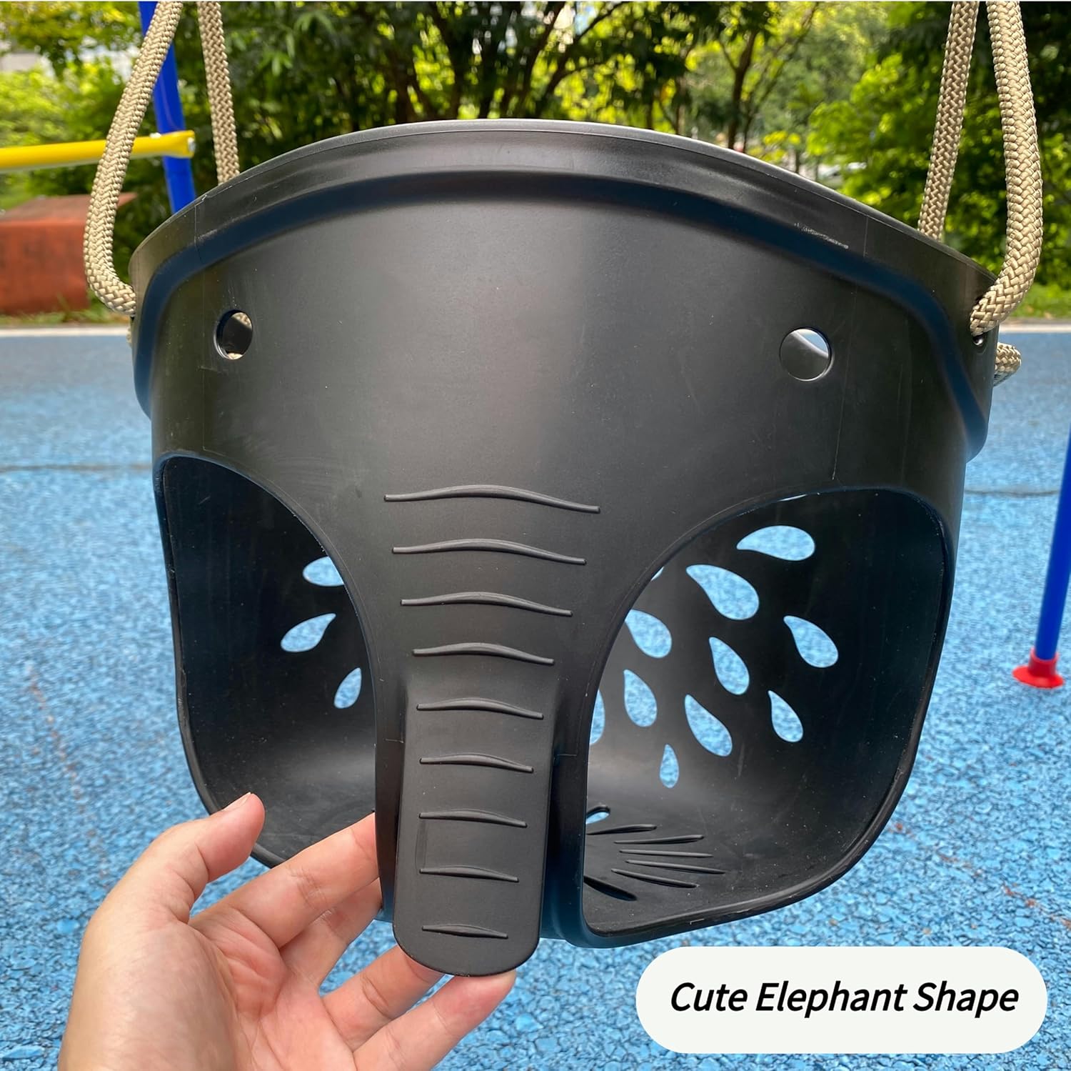 Detalle 2 de SELEWARE Babyschaukel Set mit 4 Karabinern