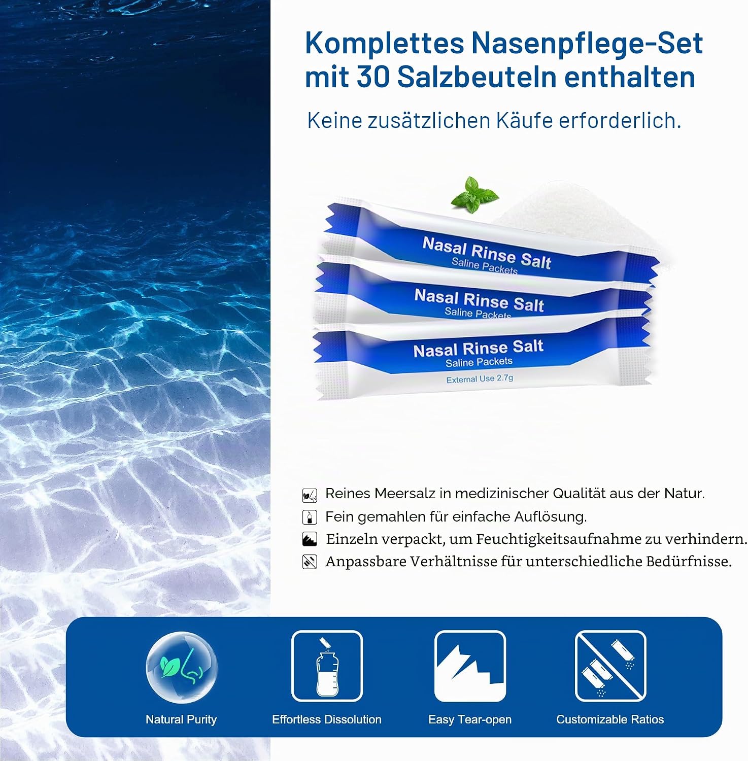Thumbnail 3 de Nasendusche Set Neti-Topf 300 ml BPA-frei