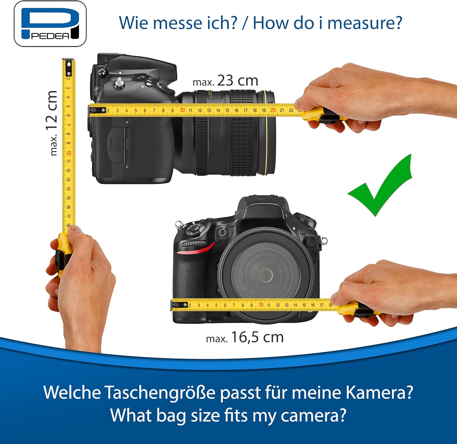 Thumbnail 4 de Pedea Fashion Kameratasche für Spiegelreflex DSLR - XL, grau