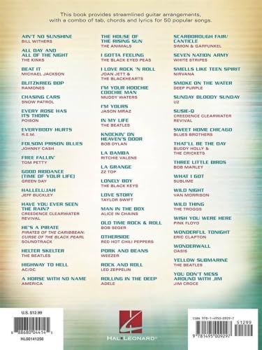 Detalle 2 de Simple Songs: The Easiest Easy Guitar Songbook Ever – 50 Pop Rock Classics for Beginners