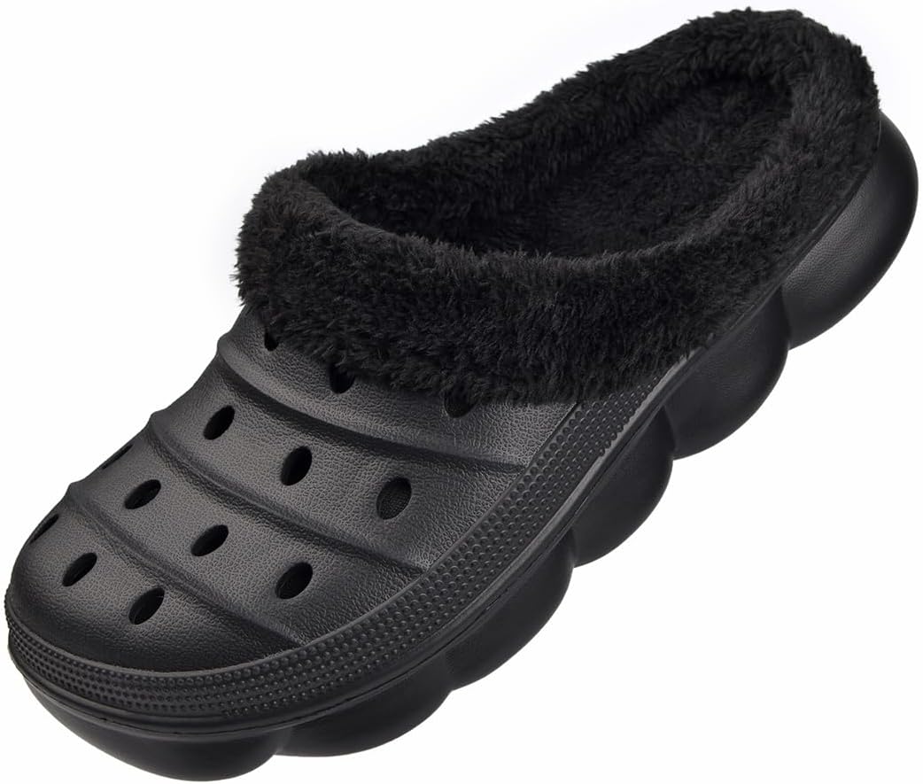 Thumbnail 5 de Harssidanzar gefütterte Clogs mit Fleece-Futter (Unisex) – warme, rutschfeste Winter-Slipper für drinnen & draußen