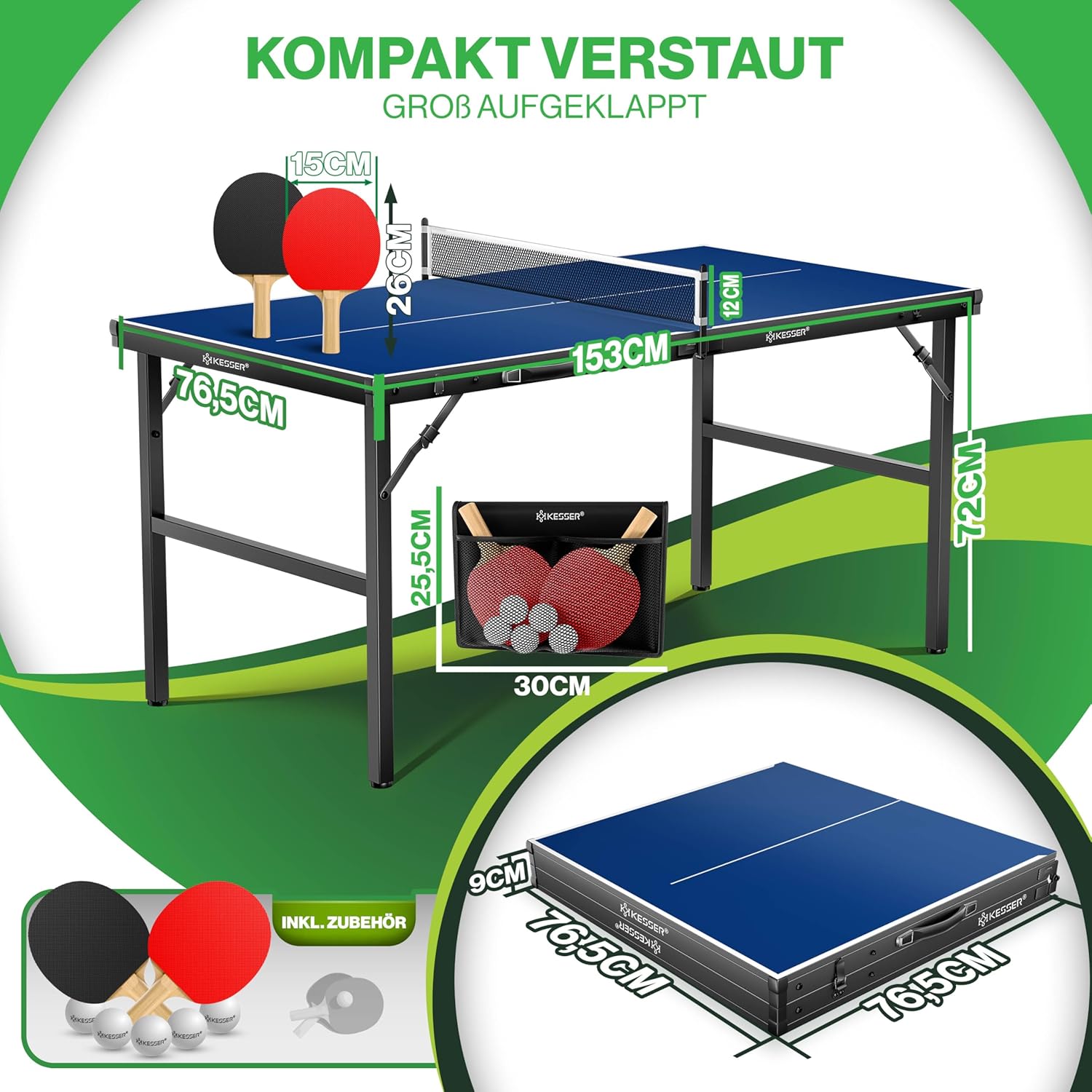 Thumbnail 5 de KESSER Tischtennisplatte Mini