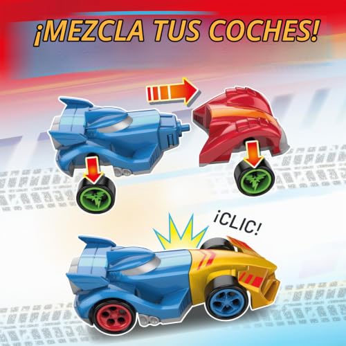 Thumbnail 9 de T-Racers Mix ’N Race Thunder Truck: 3 acciones en 1 y espacio para 7 coches