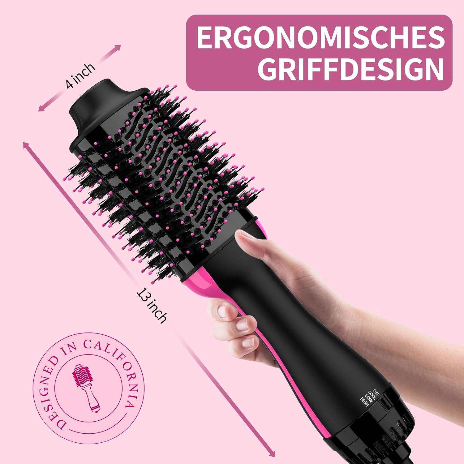 Thumbnail 2 de Sawop Warmluftbürste Rundbürstenföhn – 4-in-1 Haartrockner und Styler
