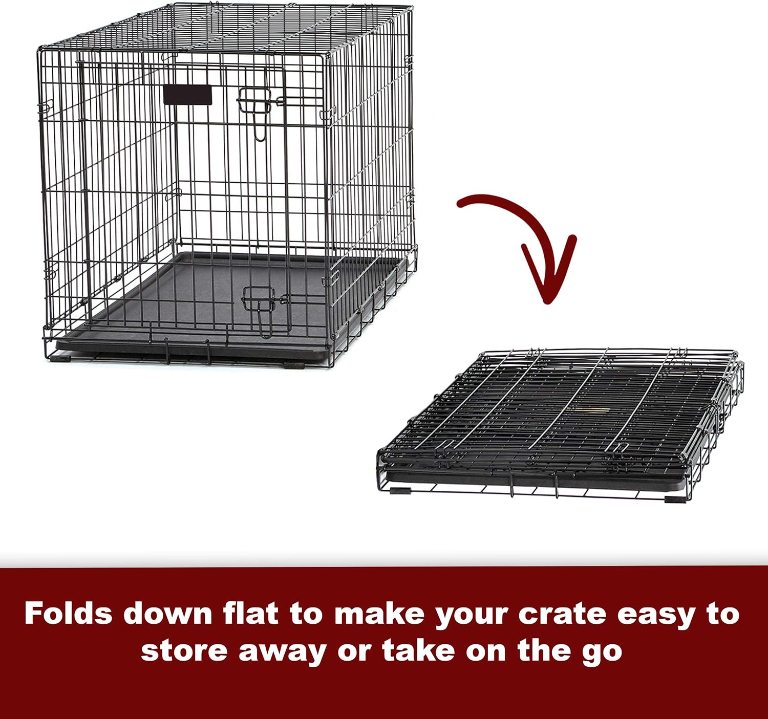 Detalle 2 de MidWest Homes for Pets Ultima Pro, gabbia per cani robusta da 61 cm in acciaio