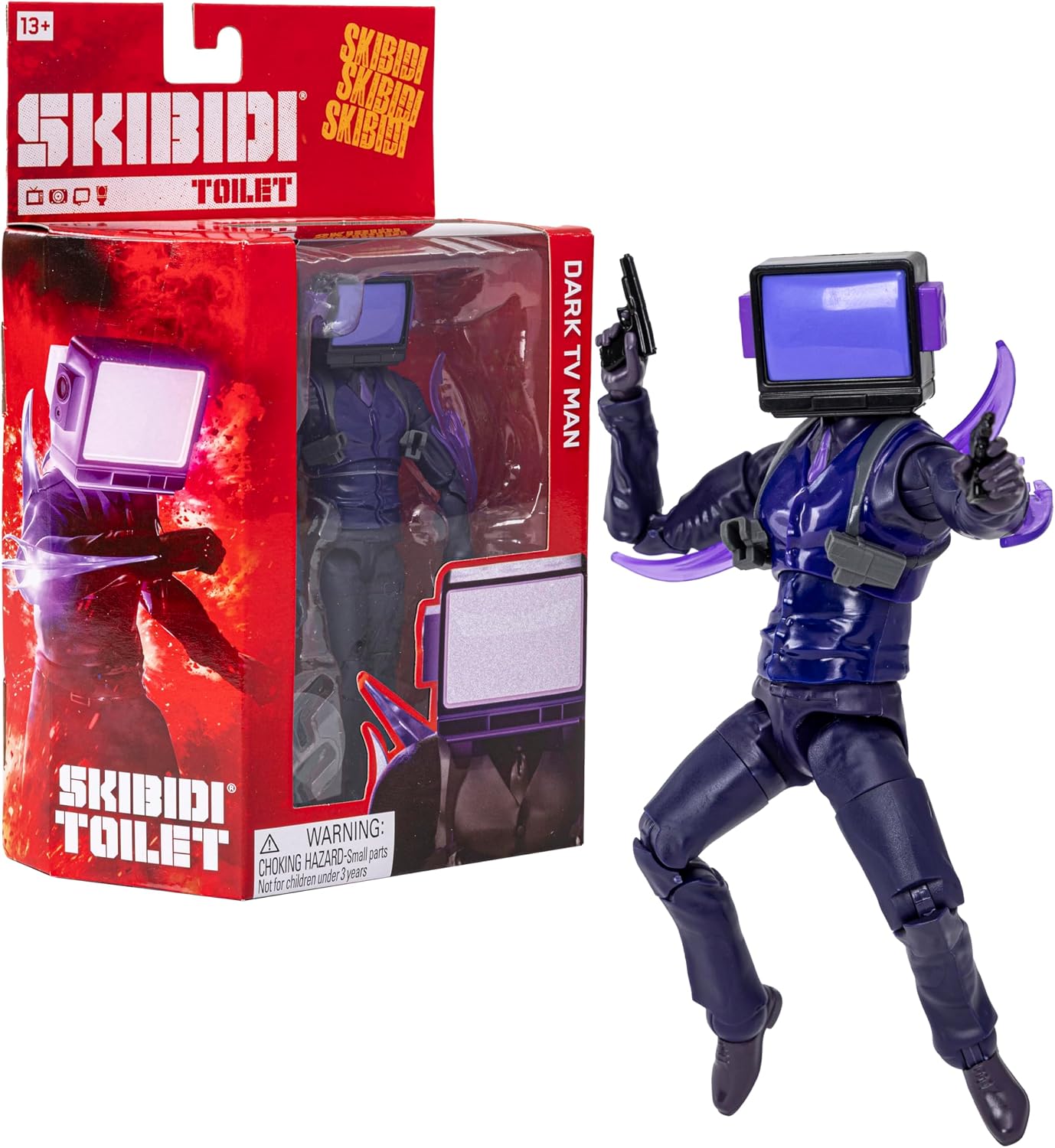 Thumbnail 6 de Skibidi Toilet Detainer Astro Toaleta – figurka Deluxe, seria 2, 15 cm