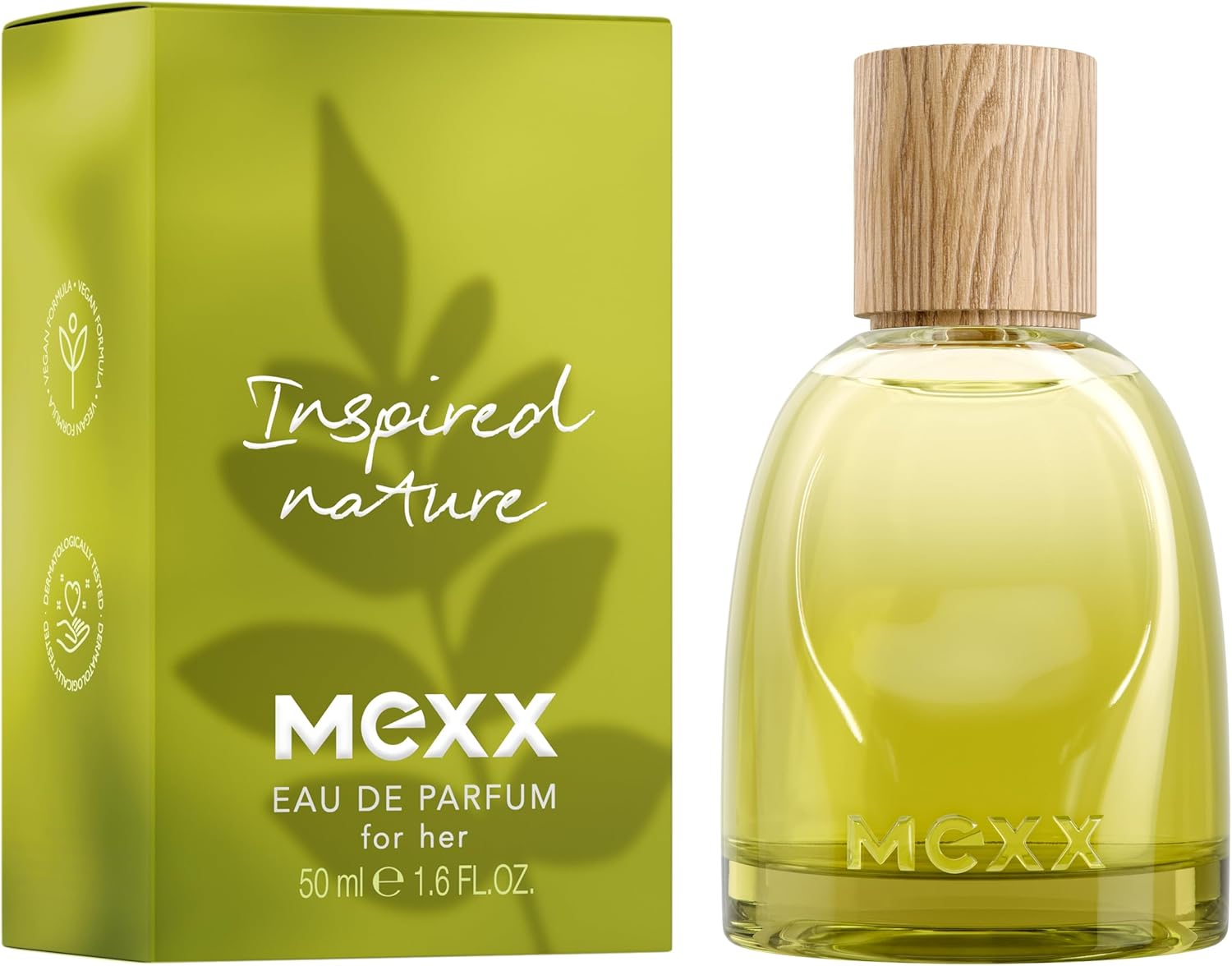 Thumbnail 1 de MEXX Inspired Nature Eau de Parfum pour Donna 50 ml – floreale fruttata, lunga durata e vegan