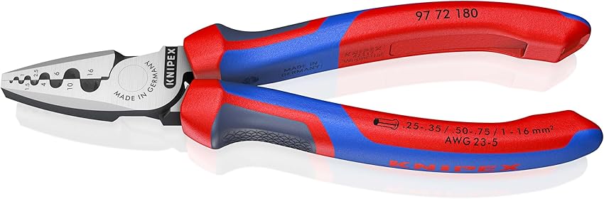 Knipex 97 72 180 Alicate crimpar punteras 180 mm 🛠