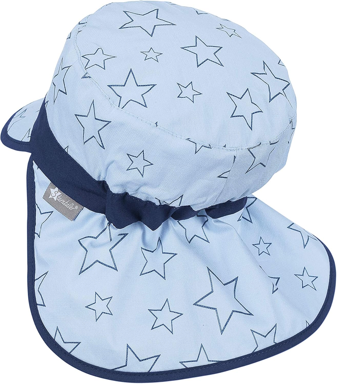 Thumbnail 2 de Sterntaler Chapeau avec visière et protège-cou, Argenté — Protection légère et confort pour les tout-petits