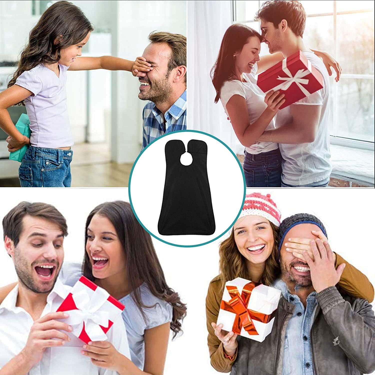 Detalle 2 de Beard Bib Apron Beard Trimming Catcher 🪒