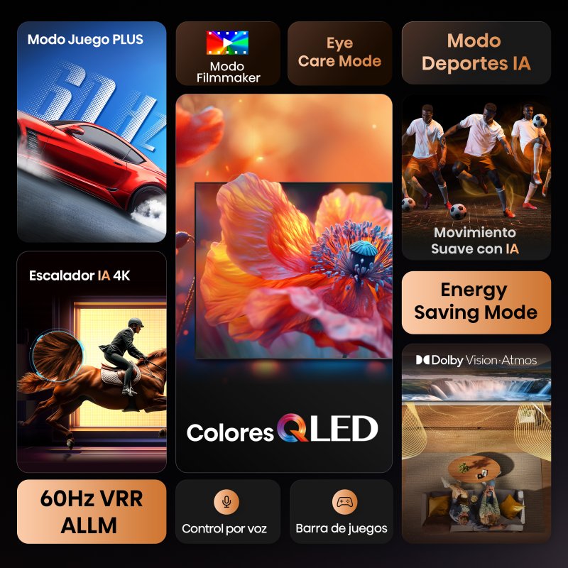 Detalle 2 de Hisense QLED 55E7Q 4K Ultra HD Smart TV