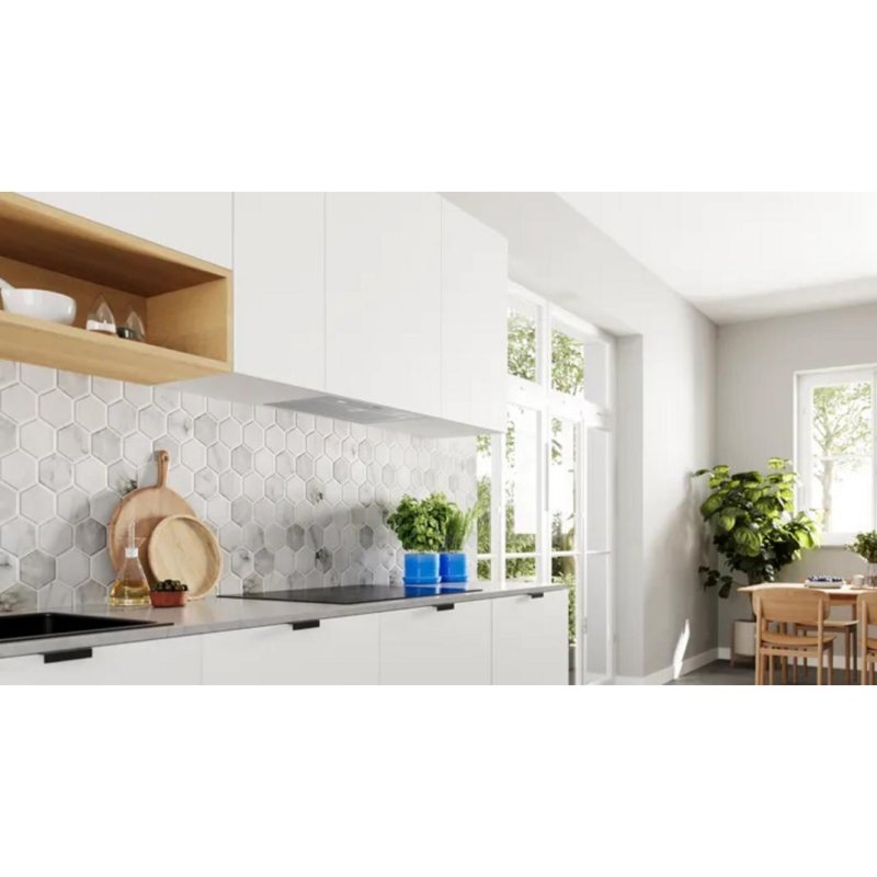 Detalle de Balay 3BF356EX: Campana extractora de 52 cm con recirculación, LEDs y filtros inox