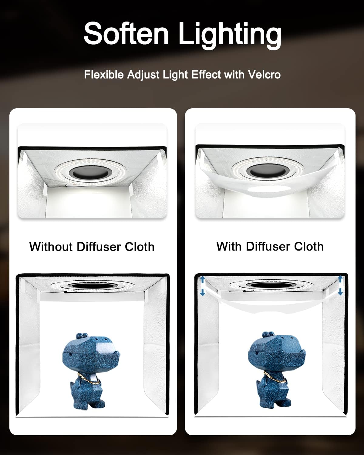 Thumbnail 4 de DUCLUS Light Box Photography 16x16 Inch
