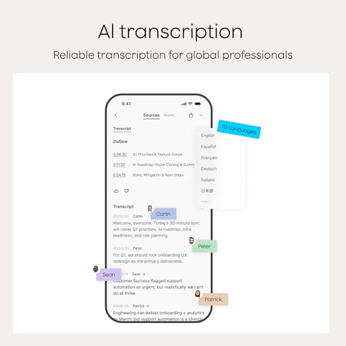 Detalle de Plaud Note Pro AI Voice Recorder: Transcribe, Summarize, and Manage Meetings