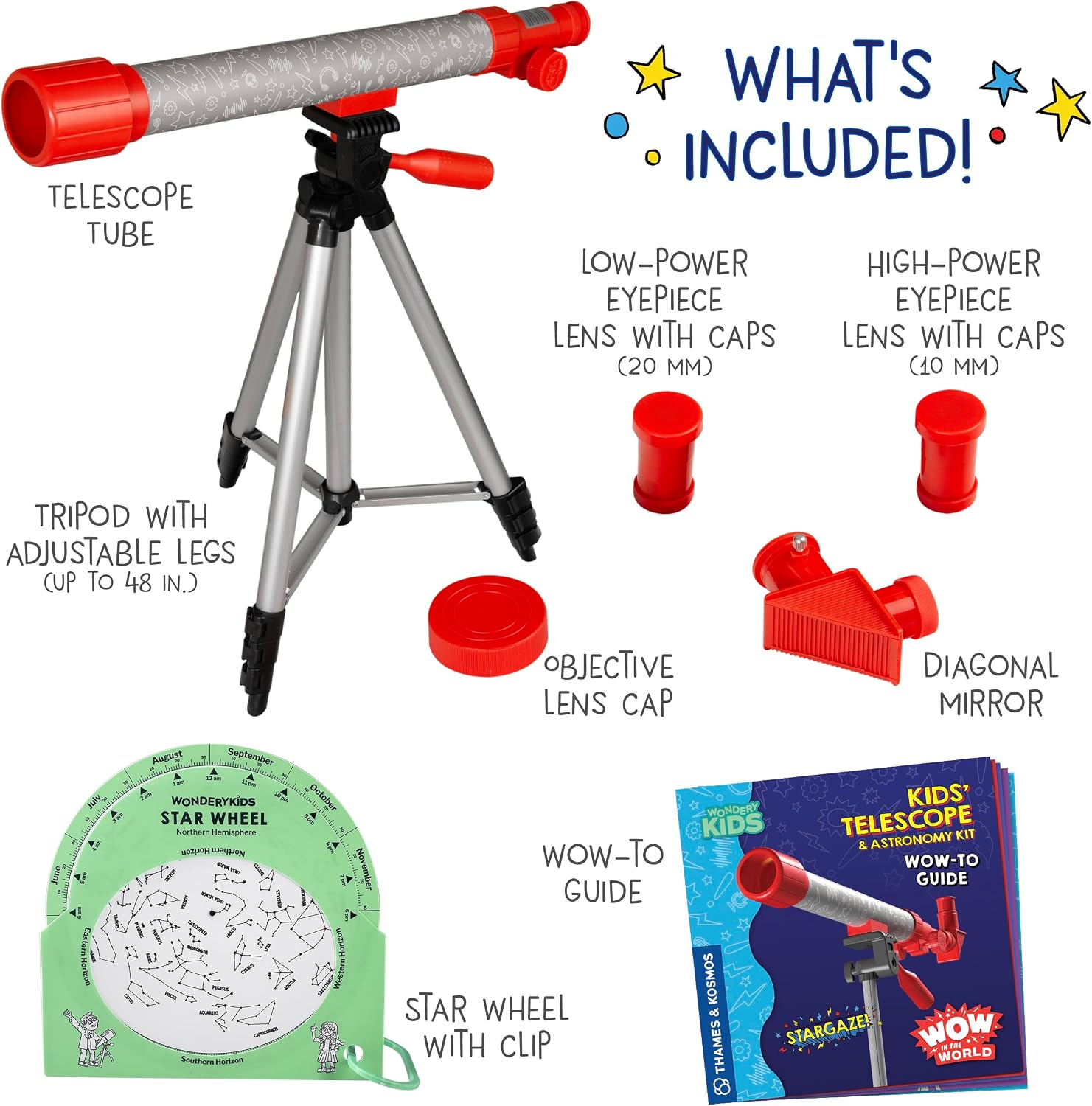Detalle de Thames & Kosmos Kids’ Telescope 25x & 50x
