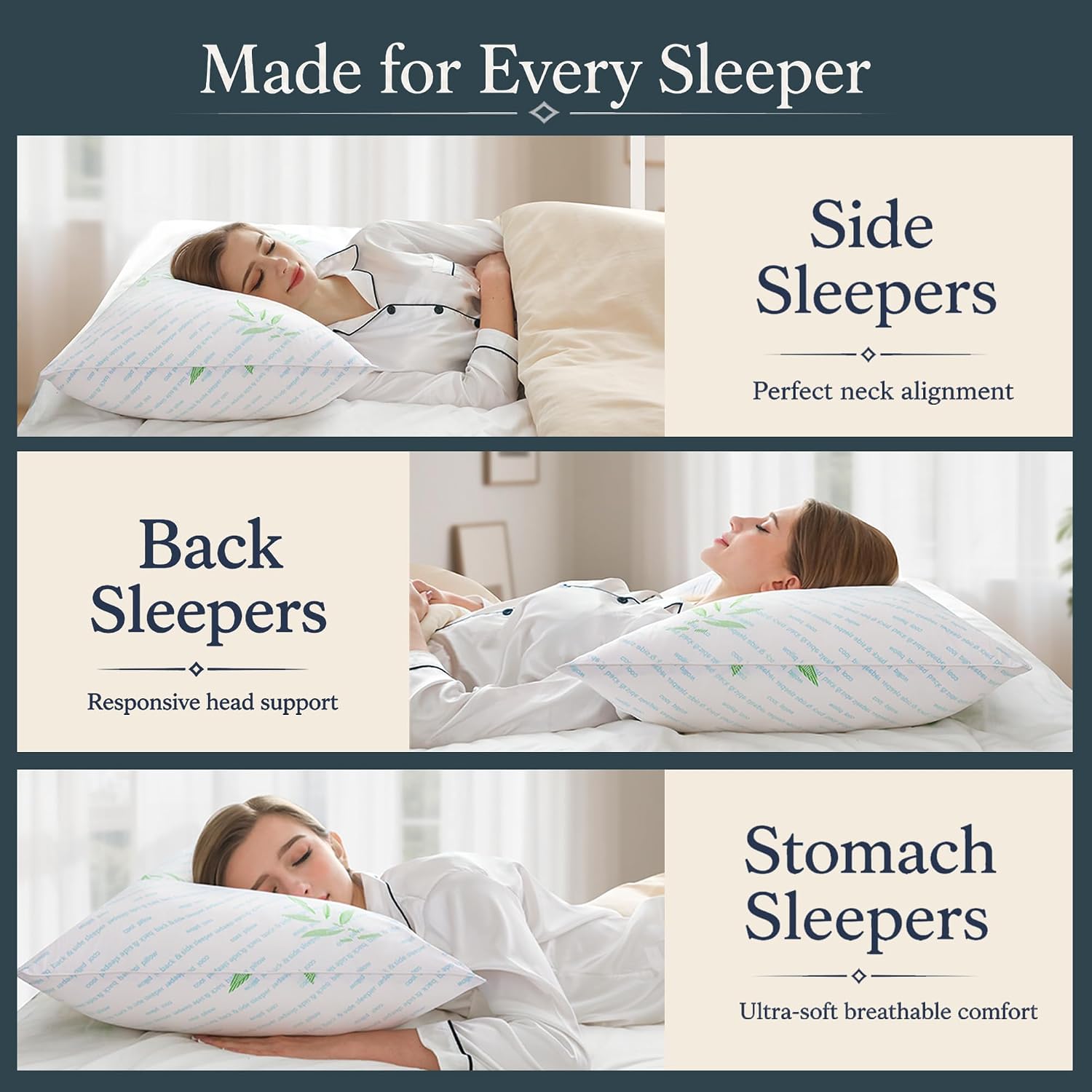 Thumbnail 6 de AIAEL Hybrid Bed Pillows, Queen Size