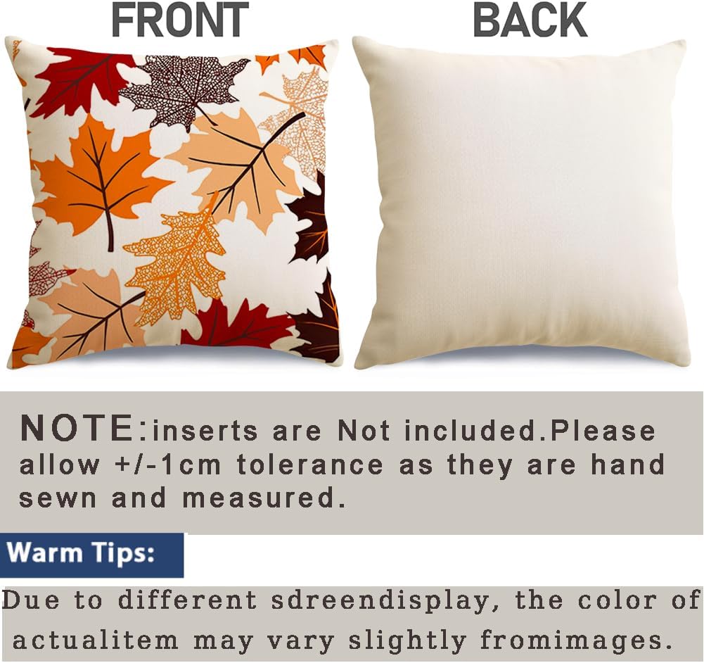 Thumbnail 5 de RABUSOFA Fall Pillow Covers 18x18