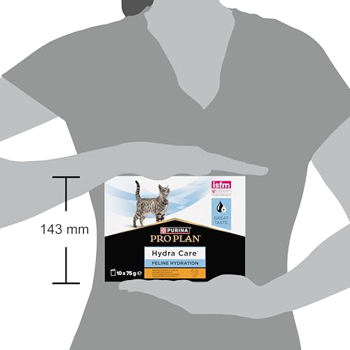 Detalle de PURINA PRO PLAN Hydra Care Per Idratazione Gatti Adulti, 10 Bustine da 75g