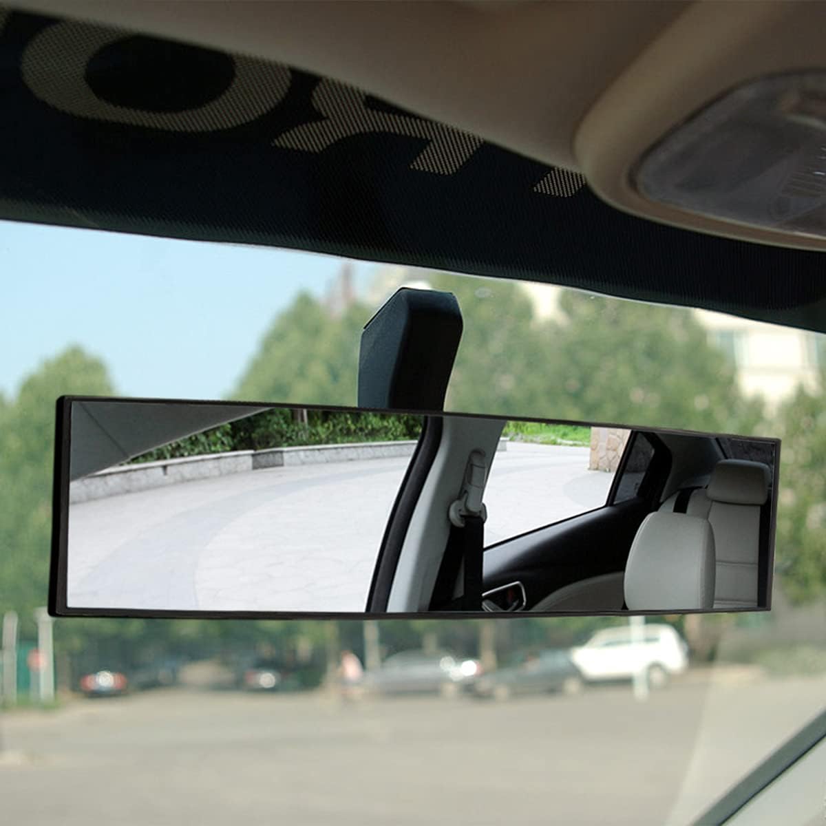 Detalle 2 de 8sanlione Panoramic Rearview Mirror, 12-Inch