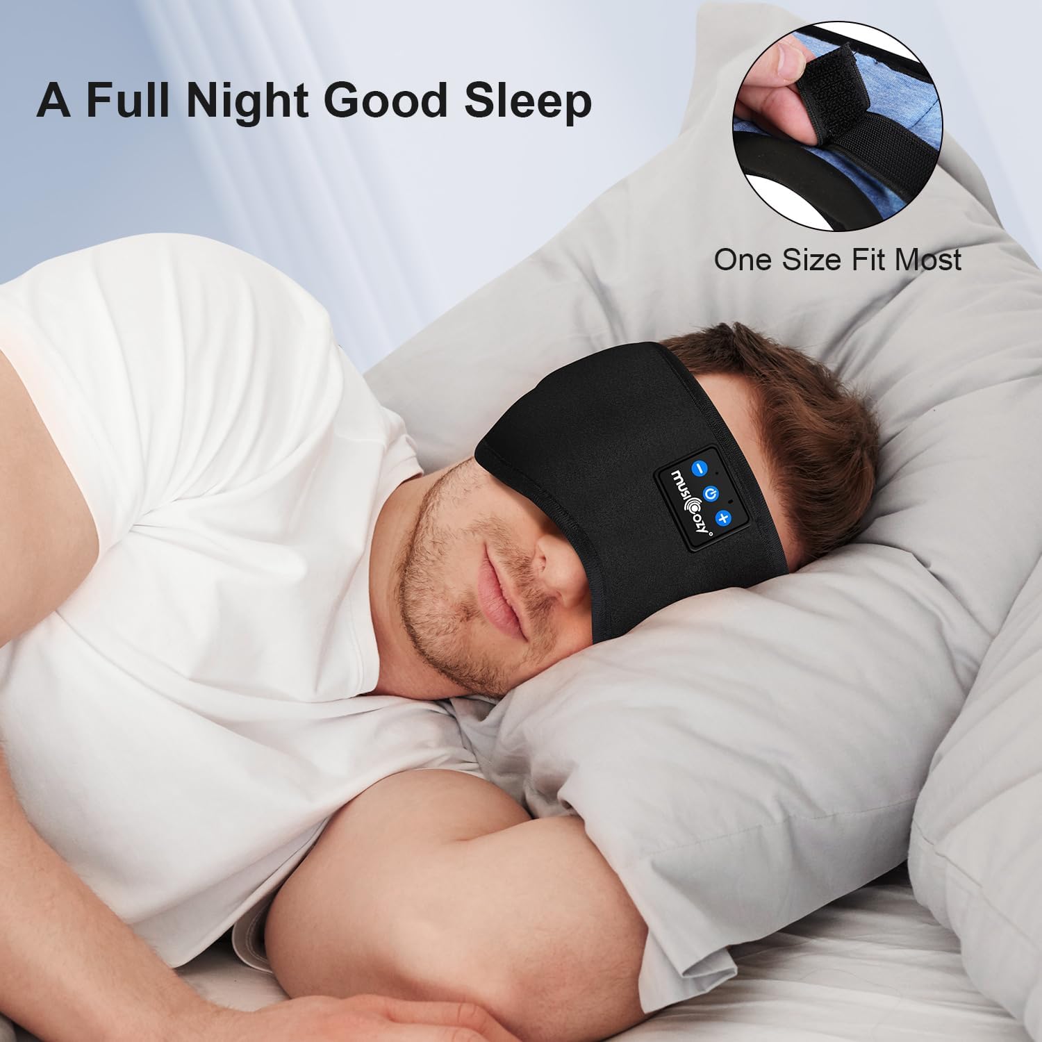Thumbnail 4 de MUSICOZY Sleep Mask Headphones 14h playtime