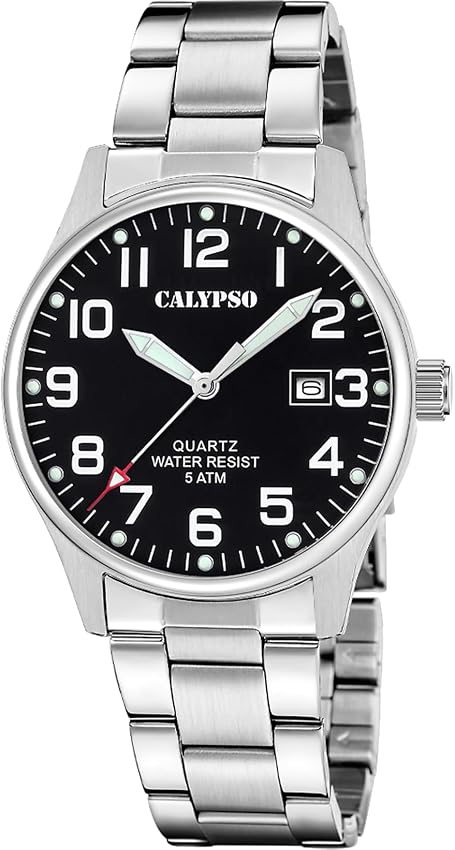 Detalle de CALYPSO K5860/4 Reloj analógico acero 316L, 5 ATM