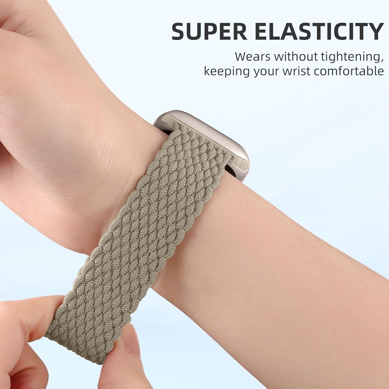 Thumbnail 2 de Maledan Braided Strap for Apple Watch: Magnetic Clasp Nylon Band, 38–49mm (Compatible with Series 1–11, SE, Ultra)